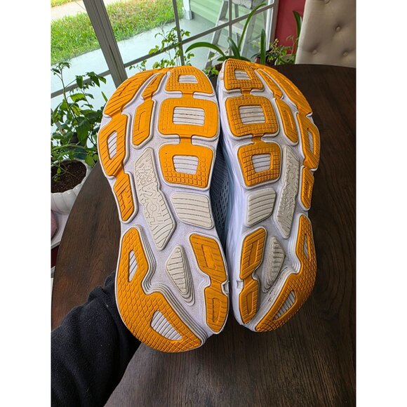 Hoka Mens Trainers Bondi 7 Lace-Up Low-Top Running Sneakers Mesh - Picture 11 of 16